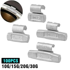 100pcs Clip-on Wheel Weights Kit 10152030g Iron For Car Tire Balance 100pcs Clip-on Wheel Weights Kit 10152030g Iron For Car Tire Balance