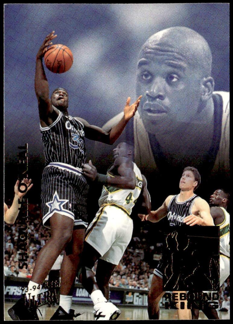 1993-94 Ultra #9 Shaquille O'Neal Rebound Kings E1