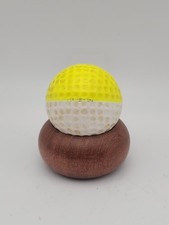 Ping Golf Ball Yellow White Two Toned Ping Karsten Collectors Ball Baximet