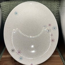 W.S. George "Celeste" atomic speckled 13’ Platter Vintage 1950’s