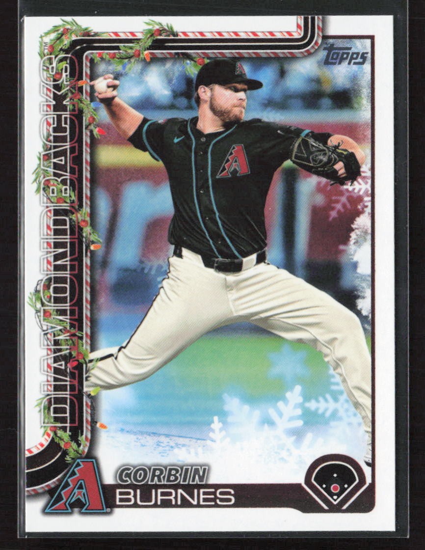 Corbin Burnes 2025 Topps Holiday #H185b Arizona Diamondbacks