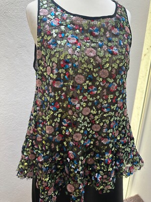Odeeh Bluse, Top, Pailettentop Gr.36  - super süß- tolle Farben- neuwertig!