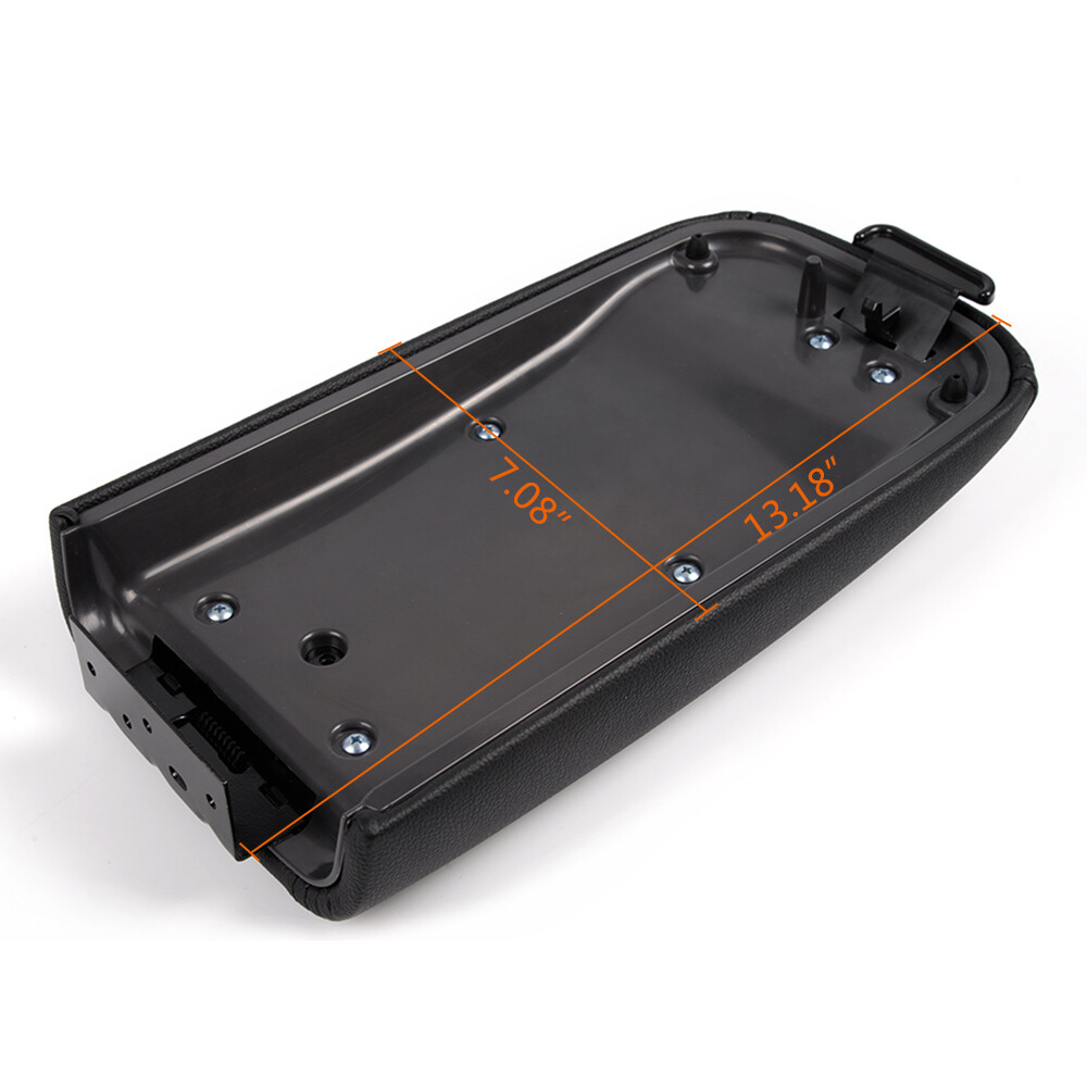 Ezzy Auto Black Center Console Lid Center Console Lid Kit fit for GM