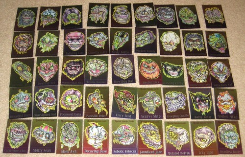 Morbid Monster Cards Series 1 Foil Parallel Master Variation Set - Picture 1 of 2