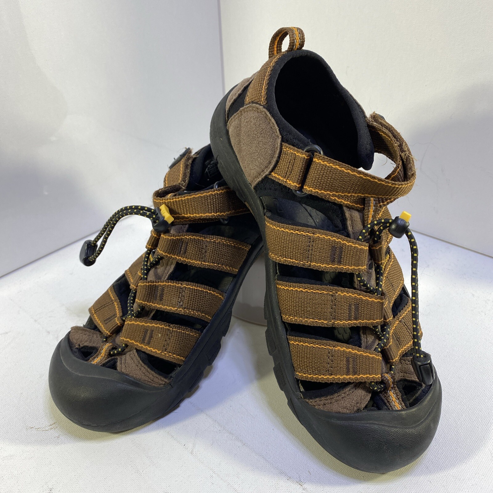 Sandali Keen donna taglia 5 Newport H2 impermeabili marrone arancione nero