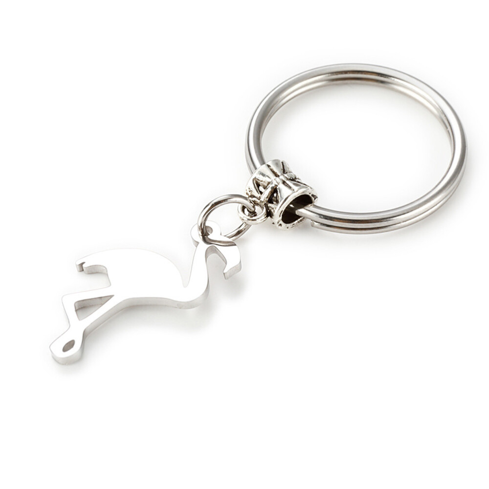 2 Pcs Flamingo Key Holder Luau Party Favors Stainless Steel eBay