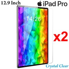 x2 Full Soft Pet Film for Apple iPad Pro 12.9 Inch Screen Protector 5th Gen 2021