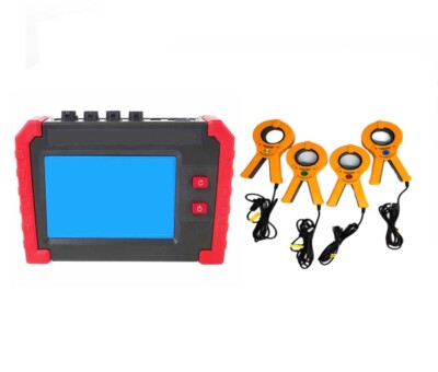 Three-Phase Power Quality Analyzer Power Quality Testing with 4pcs Current Clamp