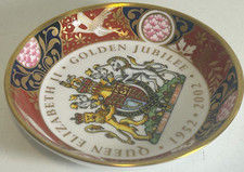 Royal Worcester Queen Elizabeth II Jubilee Pin Dish 11cm Diameter
