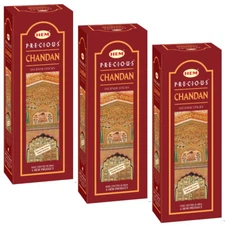 Hem Chandan Agarbatti Hand Rolled Fragrance Incense Sticks 120 Sticks Pack Of 3