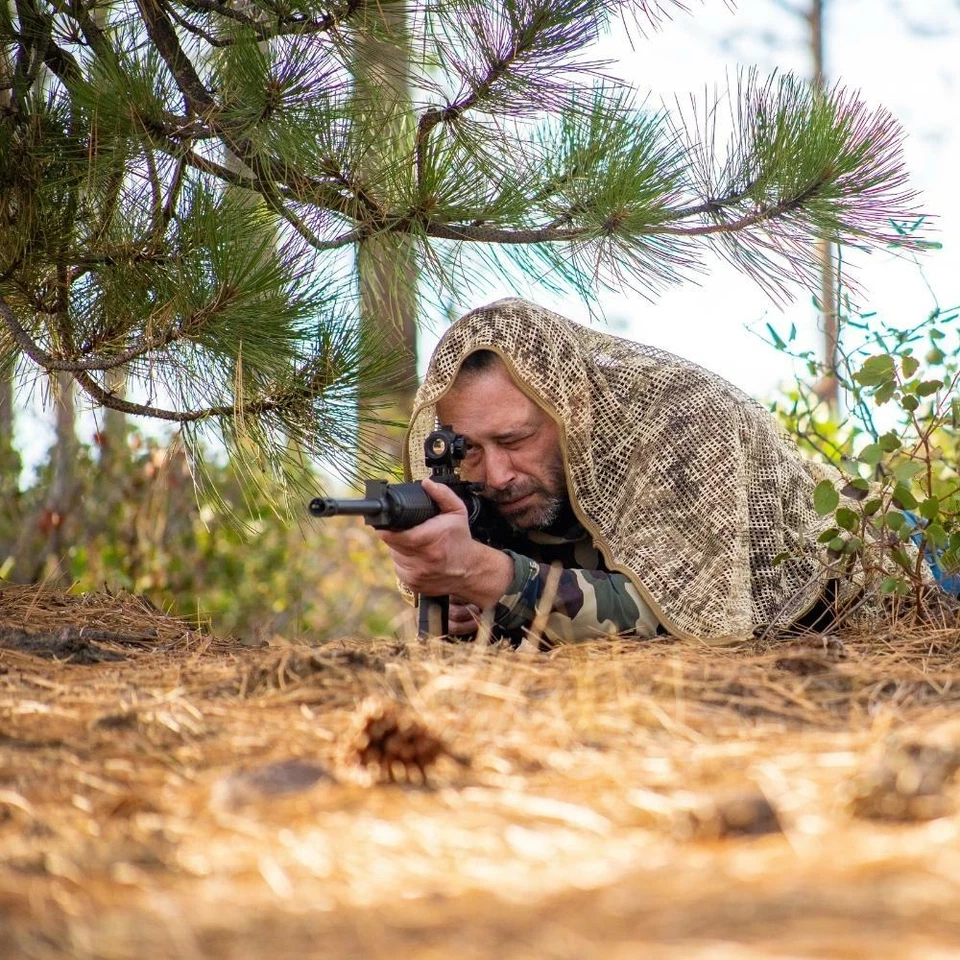 Arcturus Tactical Sniper Veil | 100% Cotton - 48" X 40" (Digital Desert) - Image 2 of 4