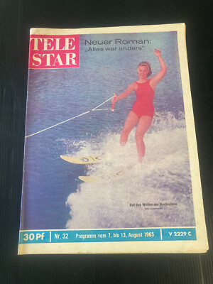 TELESTAR 32/1965 mit TV-Progr. vom 7.-13.8. WASSERSKI Hardy Krüger RUDOLF PLATTE