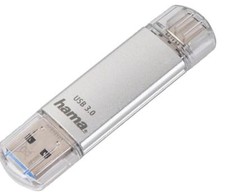 C-Laeta USB & USB-C Flash Drive, 256GB 40MB/s - HAMA