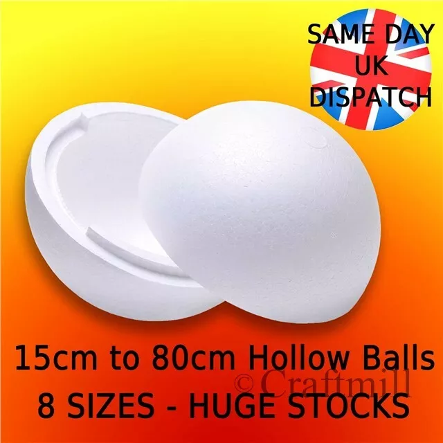 craft Styrofoam Balls (2 Inch - 508 cm) for DIY crafting and Decoration by  My Toy House White color (36 Pack)