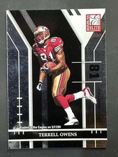 2004 Donruss Elite Football Terrell Owens 49ers Base Card Traded To Eagles 84