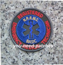 EMR NREMT Emergency Medical Technician Basic Logo szycie haft naszywka medyczna 