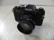Ricoh KR-5 Super 35mm Film SLR Camera w/ Ricoh Rikenon 50mm Lens