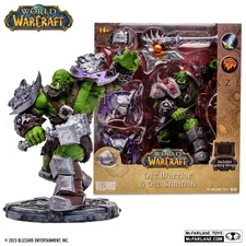 McFarlane WORLD of WARCRAFT - ORC WARRIOR & ORC SHAMAN (COMMON)  In Stock  MIP