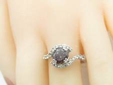 2.44ctw PURPLE/BLUE LAB CREATED ALEXANDRITE RING Sterling 925 NWT Size 9 RG12