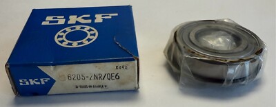 SKF Rillenkugellager / 6205-ZNR/QE6 / Unbenutzt