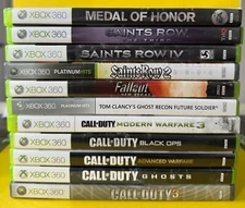 XBOX 360 Games Lot Tested - Pick and Choose.  Please Read Item Description.