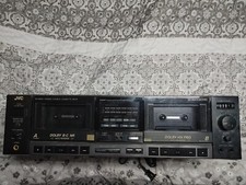 JVC TD-W503 audio cassette tape dual deck recorder black pitch control