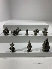 Hudson Fantasy Pewter Miniature Art Knight Horse Angel Castle