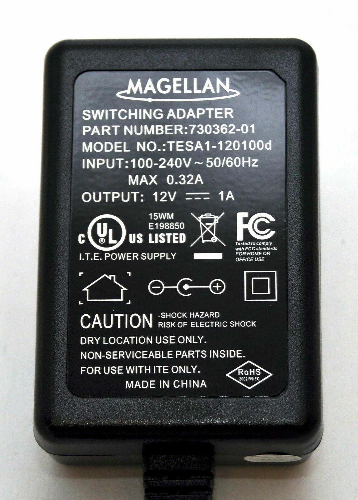 NEW GENUINE Magellan Roadmate 300 360 Home Charger GPS Power Adapter