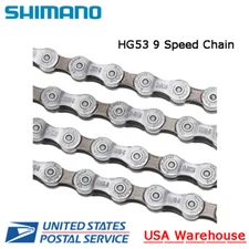 Shimano CN-HG53 9 Speed Chain MTB ROAD Deore Tiagra Alivio Hyperglide OE 112L