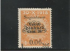 ITALY FIUME tax n° 18 MH* value 3 €