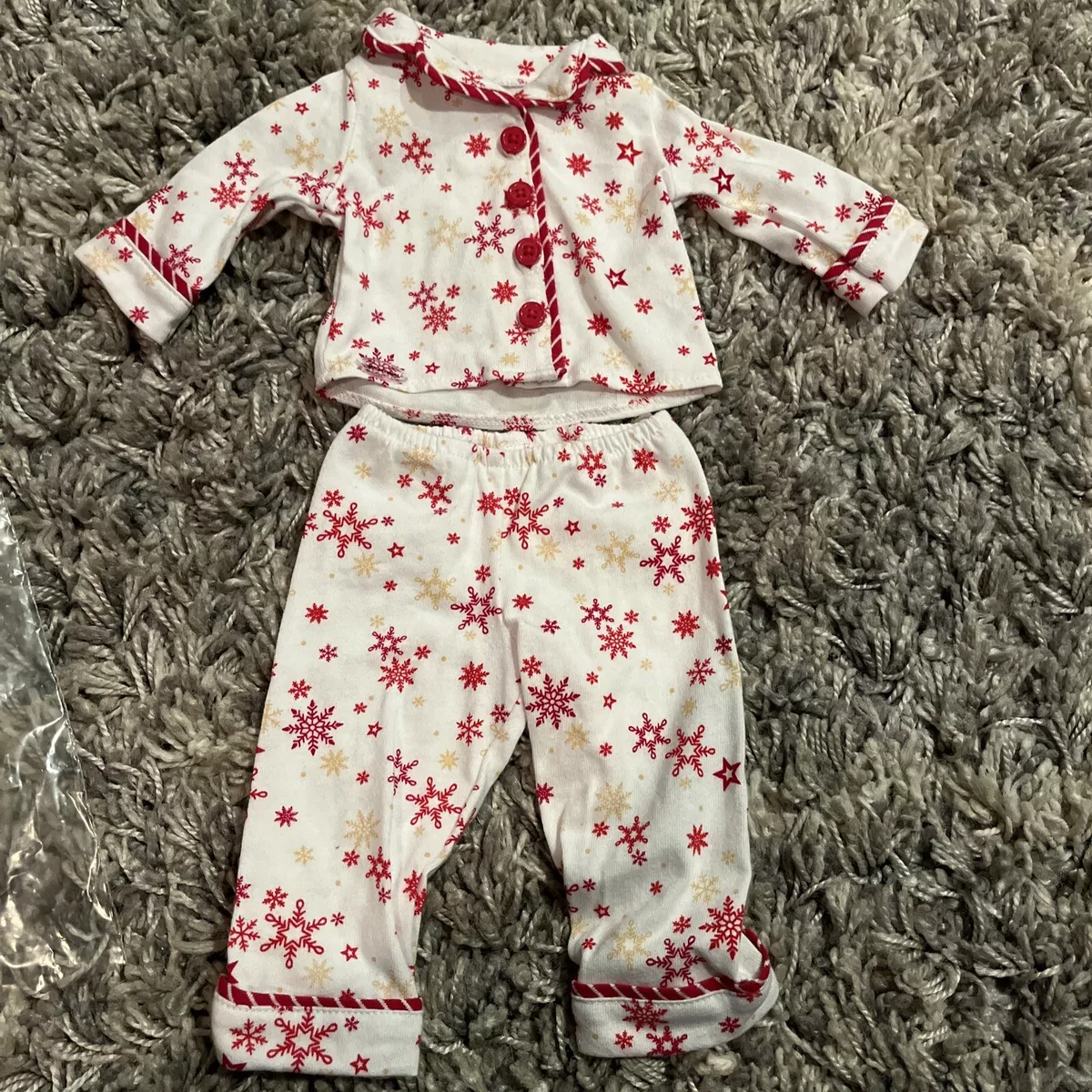 American Girl TRULY ME WARM WISHES PAJAMAS Snowflake Star 18