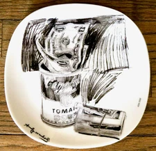 Andy Warhol X Block China Campbell's & Cash plate numbered limited edition