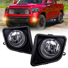 Fog Light Assembly For 2014-2019 Toyota Tundra L+R Clear