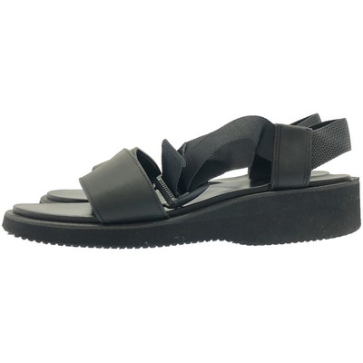 FOOTWORKS Leather Sandal Sandals Black 25.5cm (10.04 in) Used MESC  