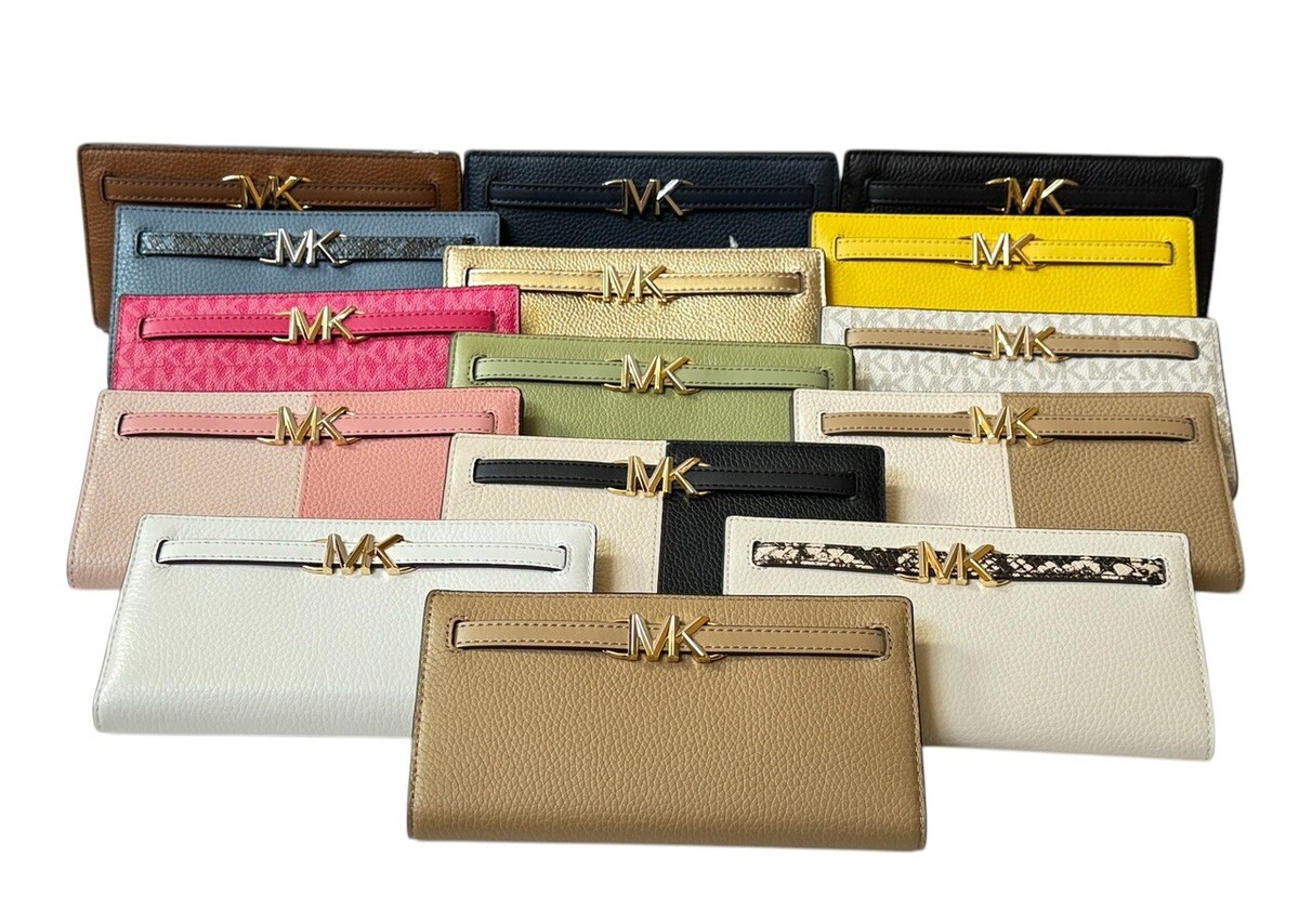 Michael Kors★Reed Large Snap Wallet 折財布 MICHAEL KORS JET SET REED LARGE FLAP BIFOLD SNAP WALLET | eBay