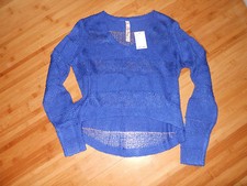 Blue Sweater by ONLY SKY Size L from DILLARDS Longer in back Style