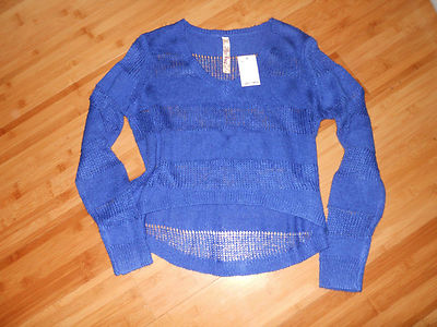 Blue Sweater by ONLY SKY Size L from DILLARDS Longer in back Style