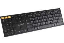 Left-Handed Wireless Keyboard Bluetooth 2.4G Ultra-Thin Rechargeable Silent NEW!