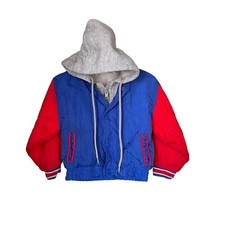 Tot Trends Vintage Boys Sz 24 Months Nylon Cotton Windbreaker Jacket Color Block