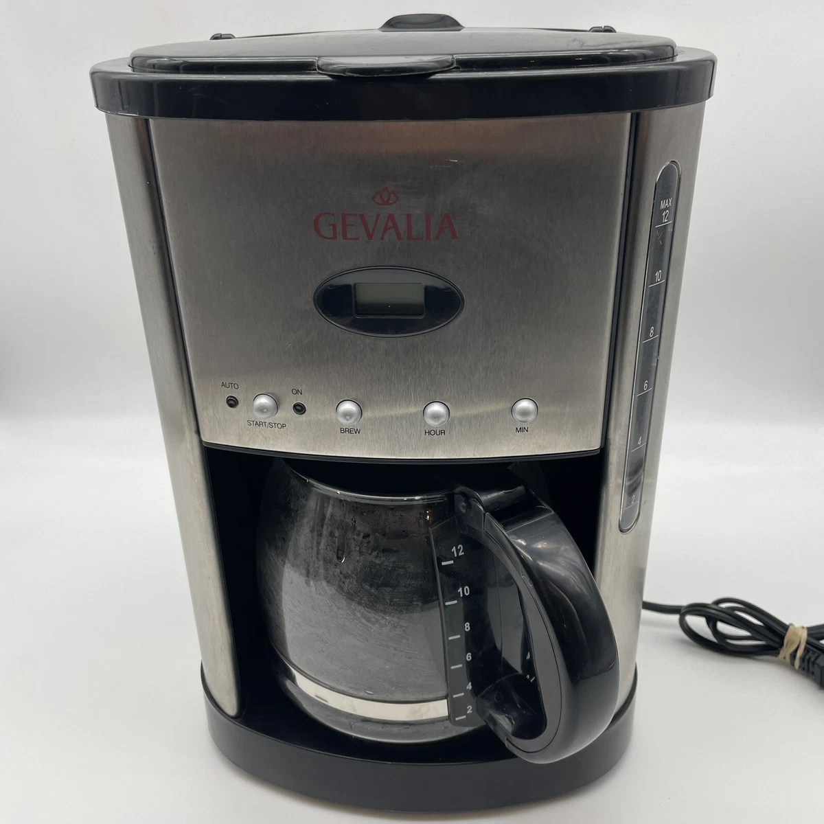 Gevalia 12 Cup Coffee Maker Model XCC-12 Programmable Tested