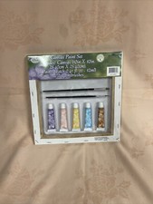 Canvas Paint Set 5 Paints. 2 Brushes Disney Fairies.