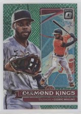 2022 Donruss Optic Diamond Kings Green Dragon Prizm 40/99 Cedric Mullins #5 3a1
