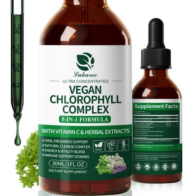 200mg Chlorophyll Liquid Drops Supply Liquid Chlorophyll Immune Support
