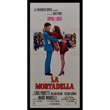 Poster La Mortadella Sophia Loren Luigi Proietti Mario Monicelli Devane B193