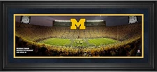 Michigan Wolverines Framed 10" x 30" Michigan Stadium Panoramic Photograph