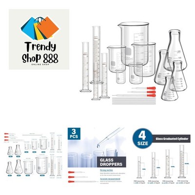 Frienda 100/250ml Lab Glassware Include Graduated Jamaica