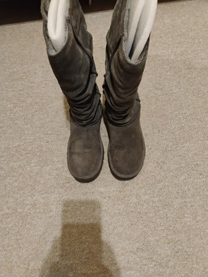 Stiefel, Damen Winterstiefel Wildleder