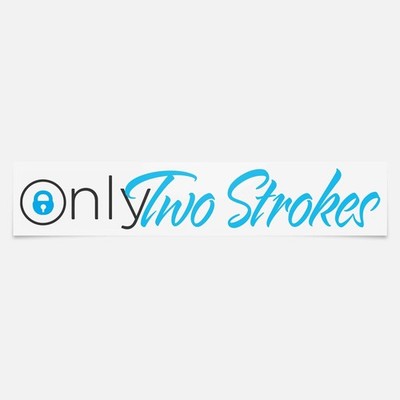 Ronnie Mac 2-Strokes Only Bumper Sticker