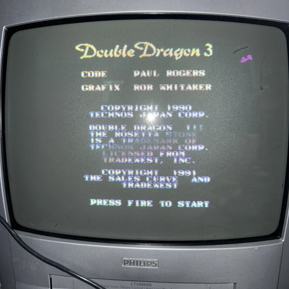 Commodore 64 C64 Double Dragon 3 - COMPLETE tested see pic vgc - Image 4 of 4