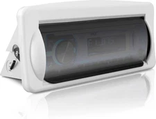 Pyle Water Resistant Marine Stereo Cover- Smoke Colored Heavy Duty